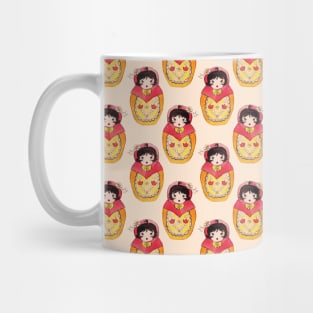 Russian Doll Pattern Mug